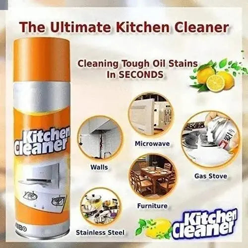 Kitchen Cleaner Spray  & Grease Stain Remover (600 ml) 🔥 Hot Selling 🔥